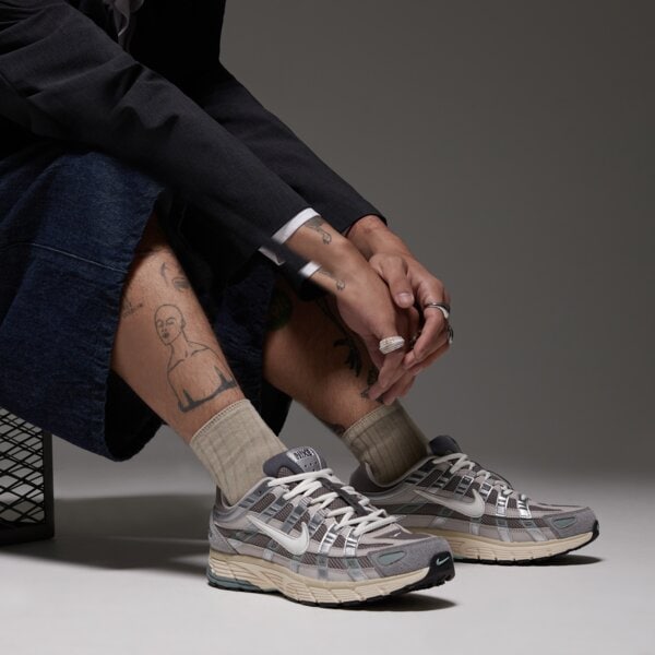 Мъжки маратонки NIKE P-6000 fn7509-029 цвят сив