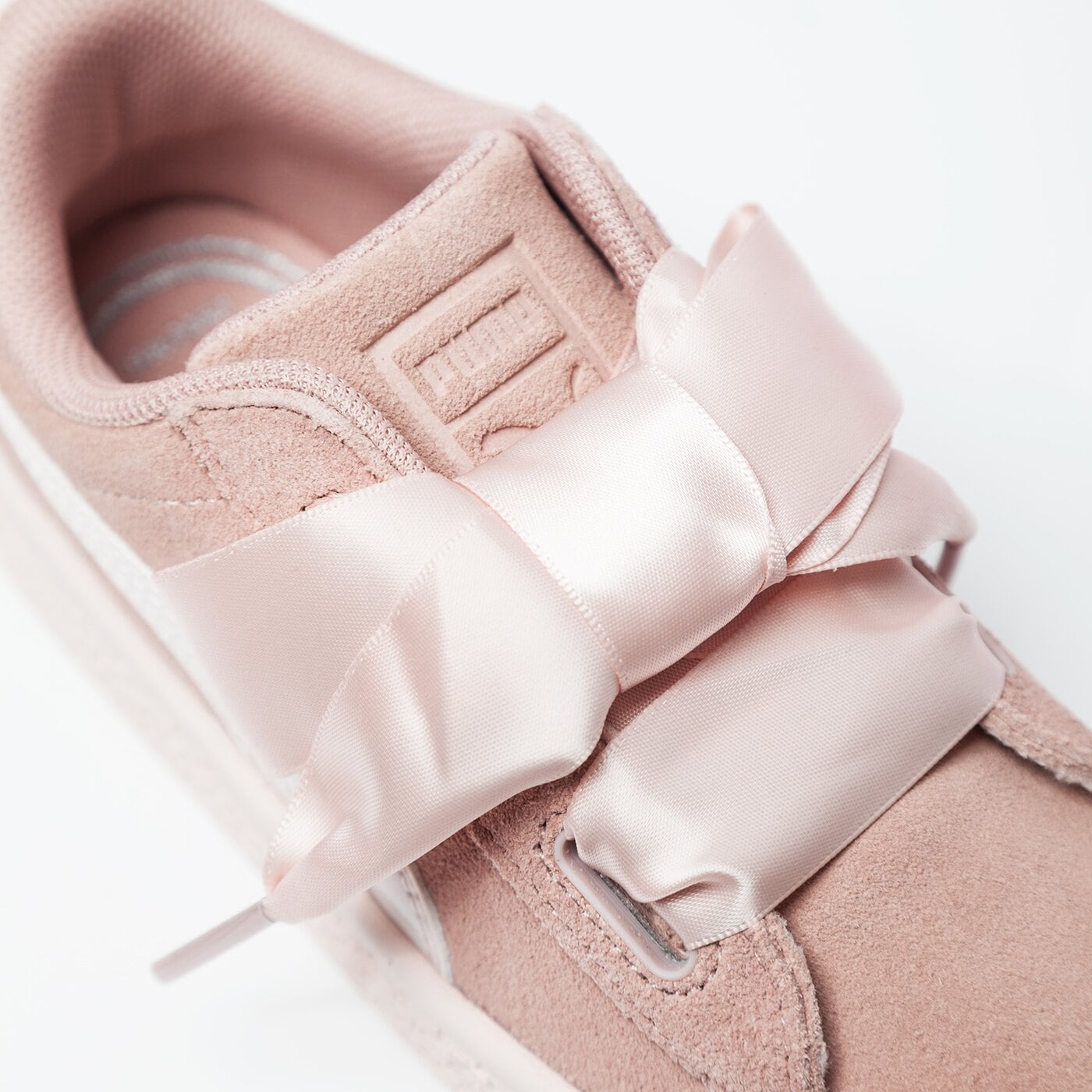 Детски маратонки PUMA SUEDE HEART JEWEL V INF 36514001 цвят розов