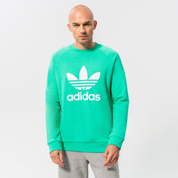 Мъжки суичър ADIDAS СУИТЧЪР TREFOIL CREW he9491 цвят зелен
