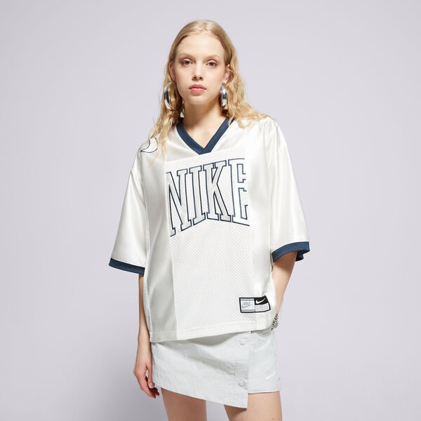 Дамска тениска NIKE ТЕНИСКА W NSW STREET SS GX JRSY ТОП hj0280-133 цвят кремав
