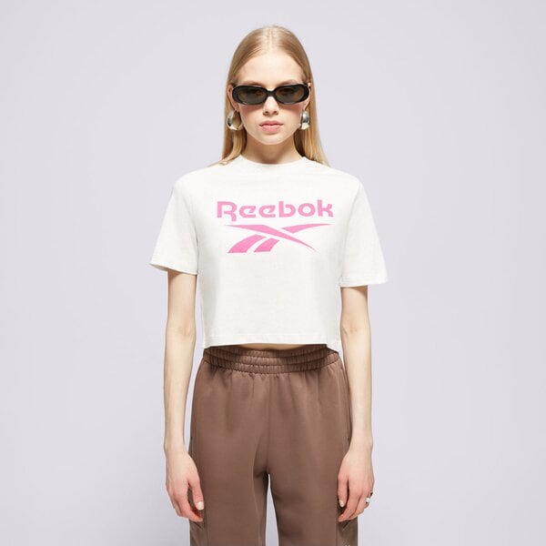 Дамска тениска REEBOK ТЕНИСКА REEBOK IDENTITY BIG LOGO CROP TEE 100075999 цвят бежов