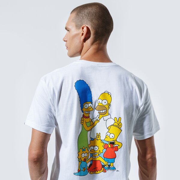 Мъжка тениска VANS ТЕНИСКА VANS X THE SIMPSONS FAMILY SS vn0a4rtozzz цвят бял