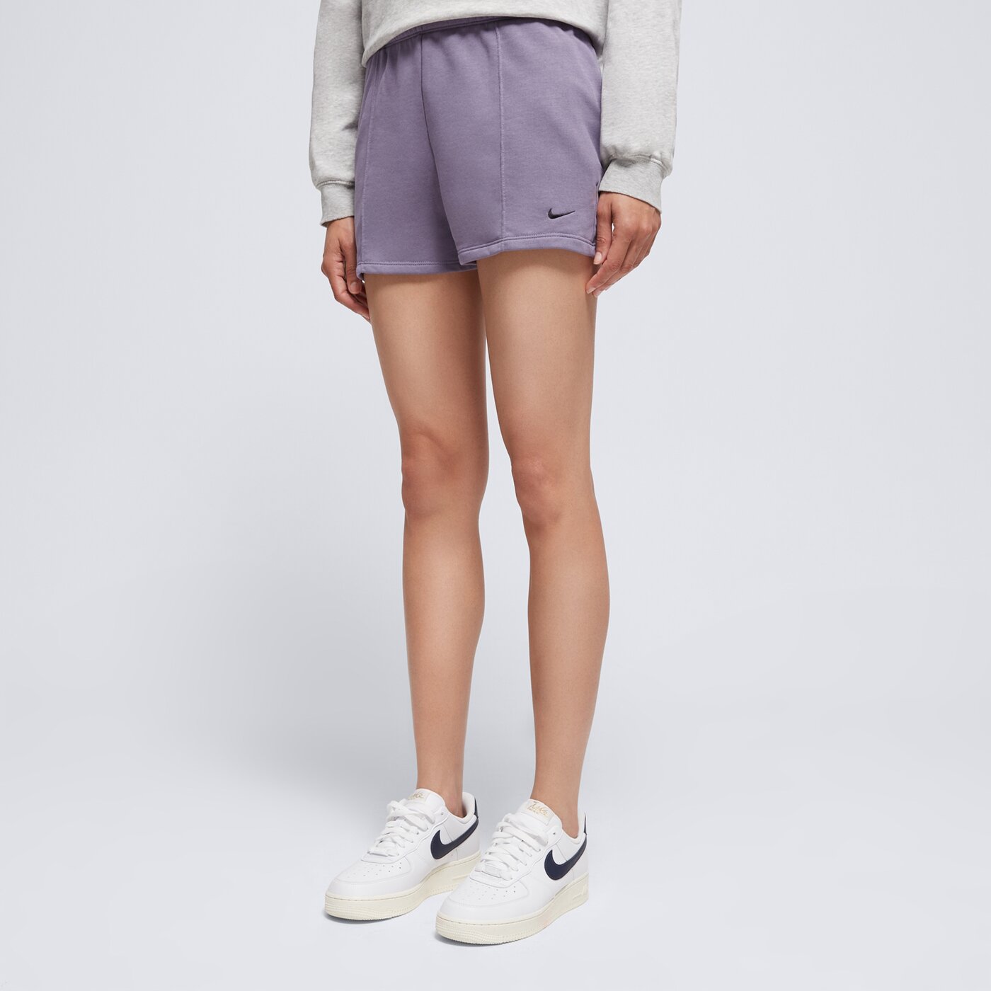 Дамски къси панталони NIKE ШОРТИ W NSW NK CHLL FT HR 2IN SHORT fn2455-509 цвят виолетов