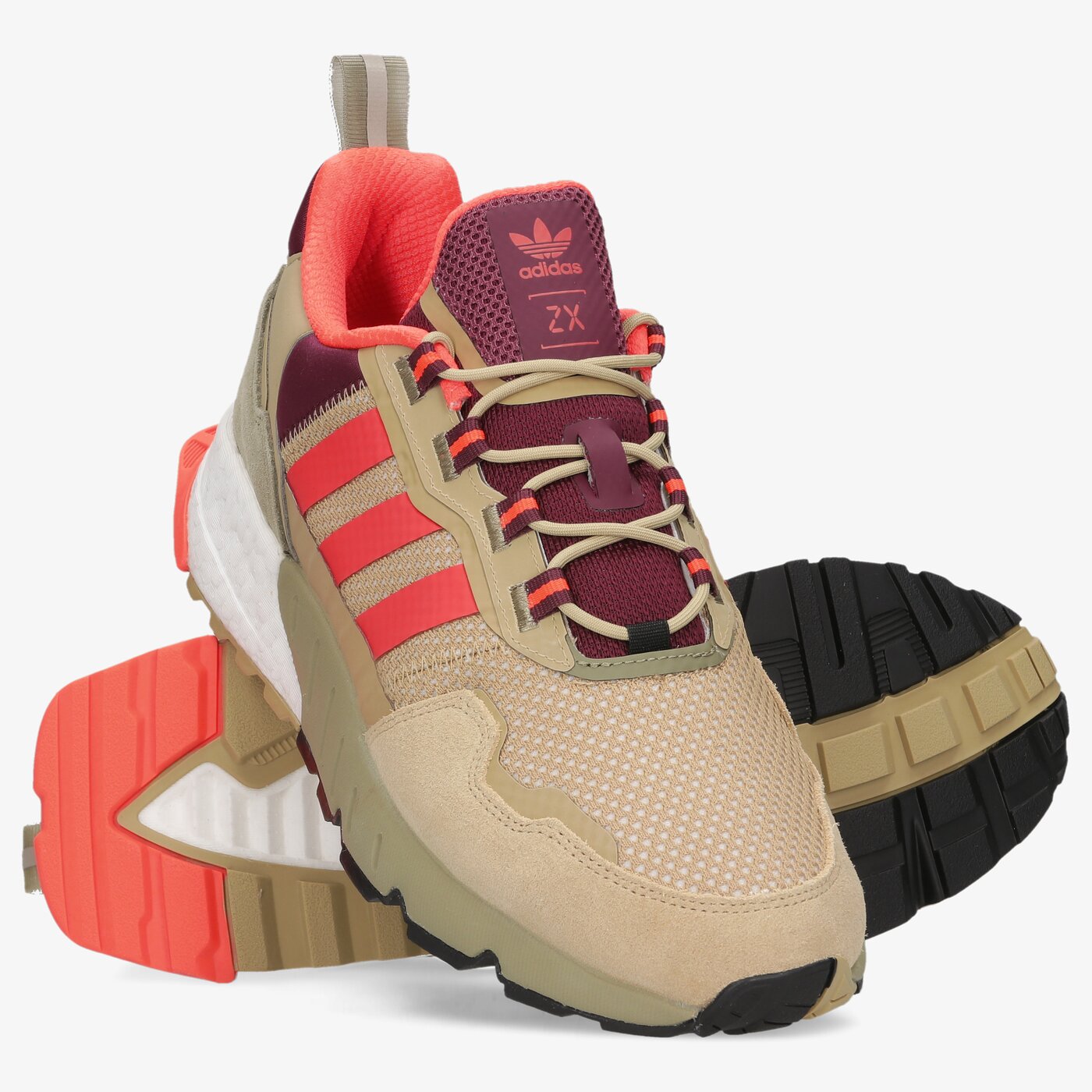 Мъжки маратонки ADIDAS ZX 1K BOOST - SEASONALITY h00429 цвят каки