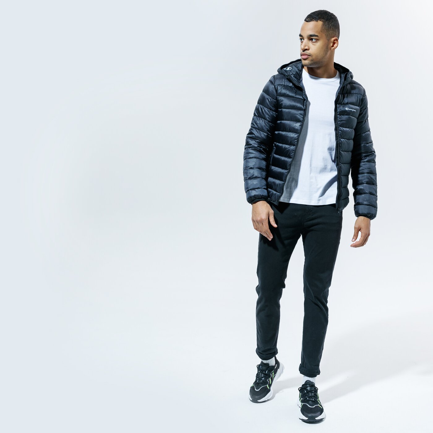 Мъжка тениска CHAMPION ТЕНИСКА LONG SLEEVE CREWNECK ТЕНИСКА 214756ww001 цвят бял