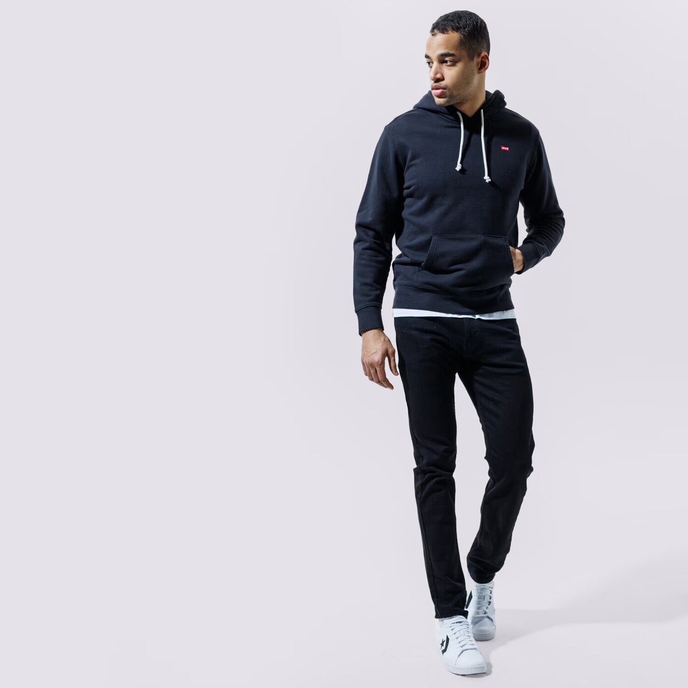 Мъжки суичър LEVI'S СУИТЧЪР С КАЧУЛКА NEW ORIGINAL HOODIE 34581-0001 цвят черен