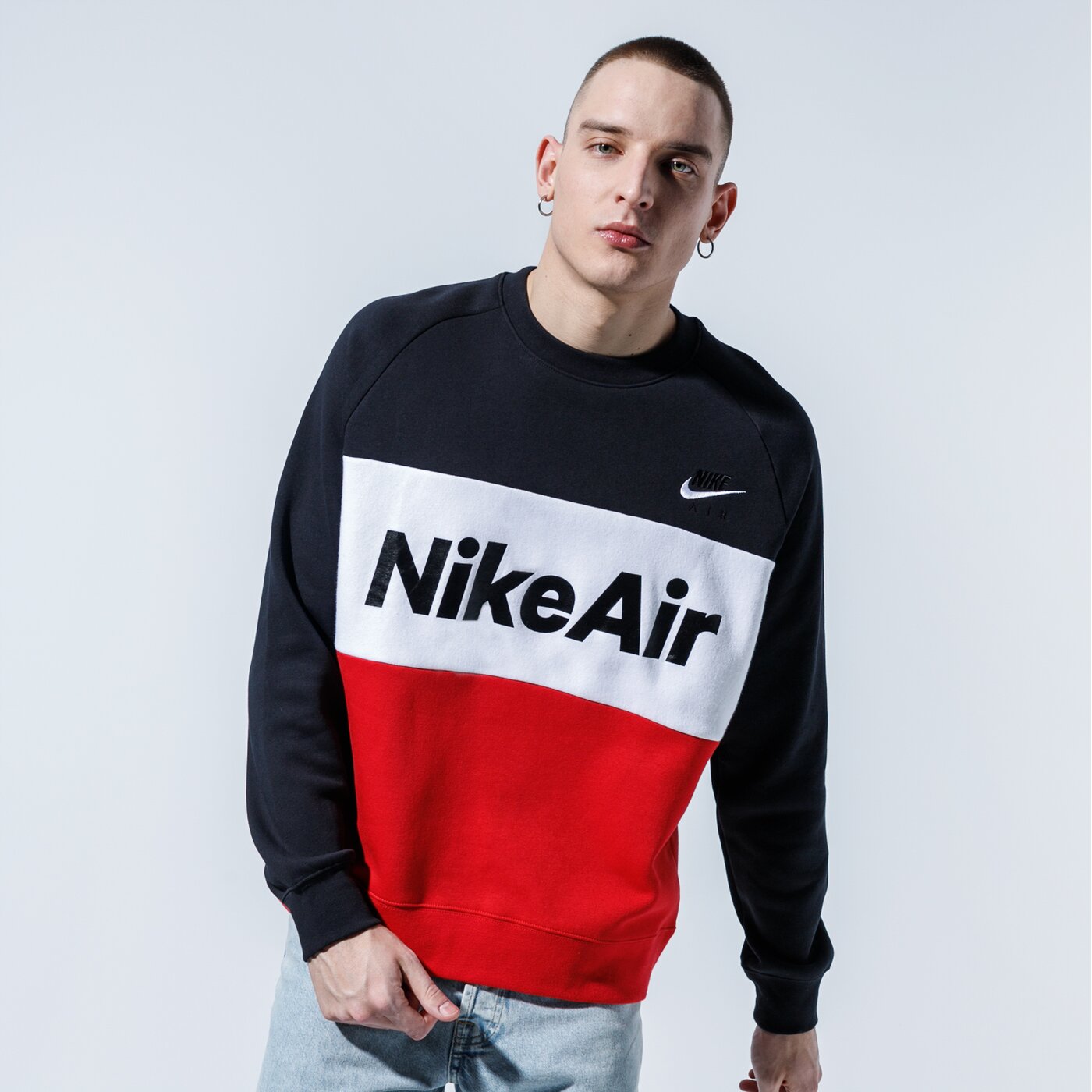 Мъжки суичър NIKE СУИТЧЪР AIR cj4827-011 цвят черен