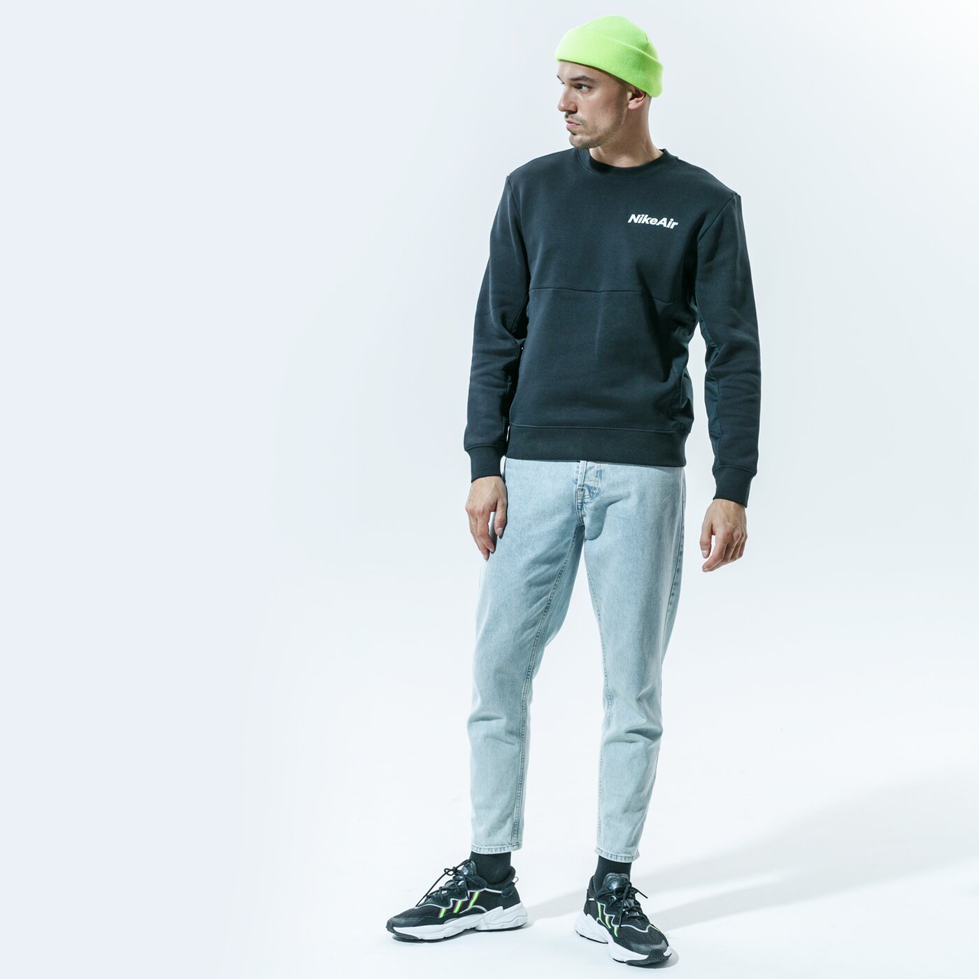 Мъжки суичър NIKE СУИТЧЪР AIR cu4136-010 цвят черен