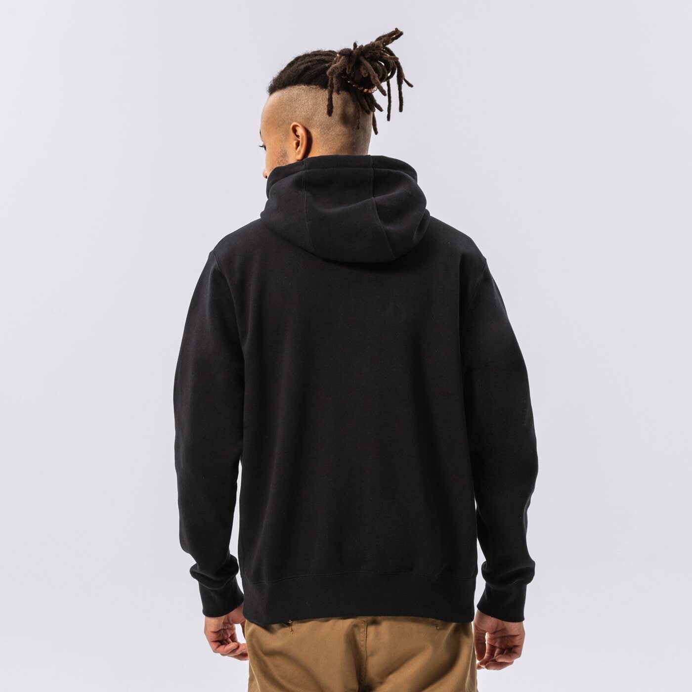 Мъжки суичър NIKE СУИТЧЪР С ЦИП SPORTSWEAR CLUB FLEECE  bv2645-010 цвят черен