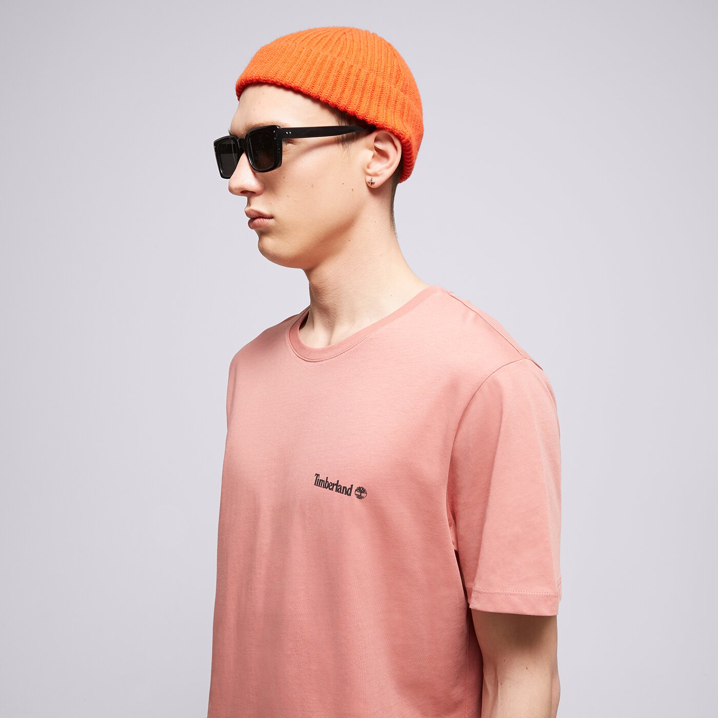 Мъжка тениска TIMBERLAND ТЕНИСКА SMALL LOGO PRINT tb0a5pgzdj11 цвят бордо