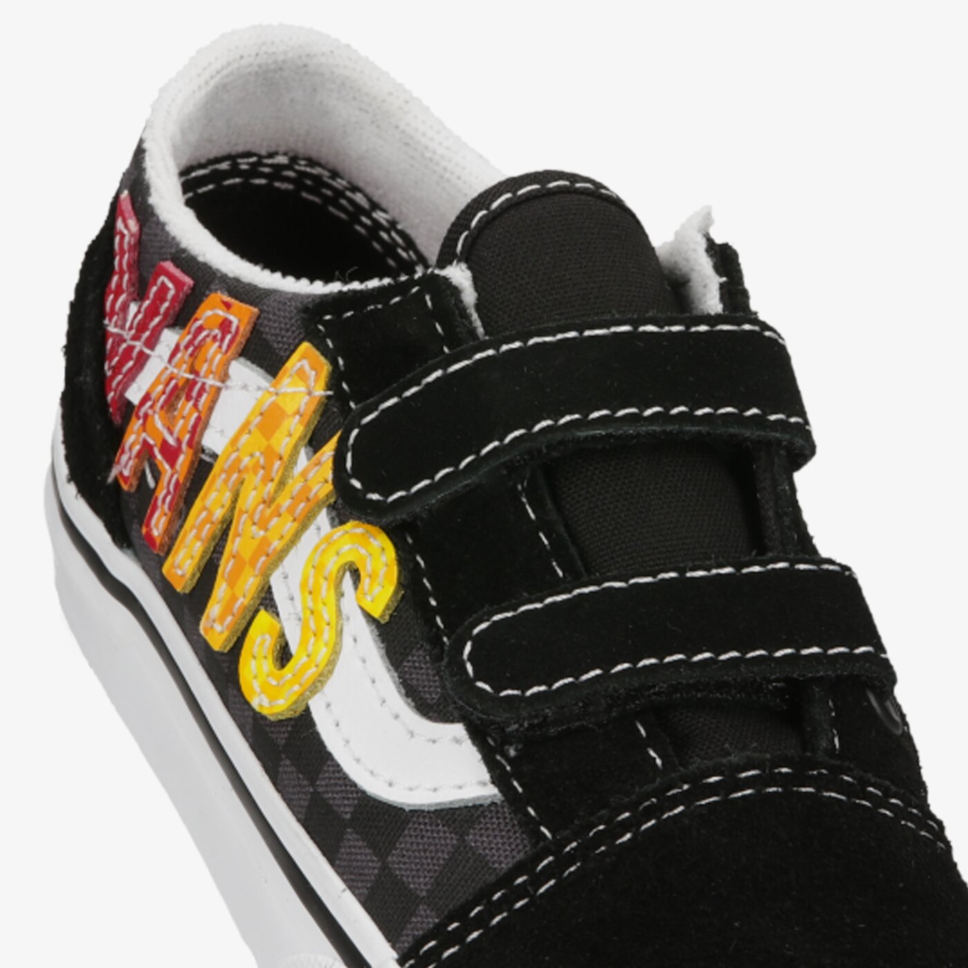 Детски маратонки VANS TD OLD SKOOL V vn000d3yabx1 цвят черен