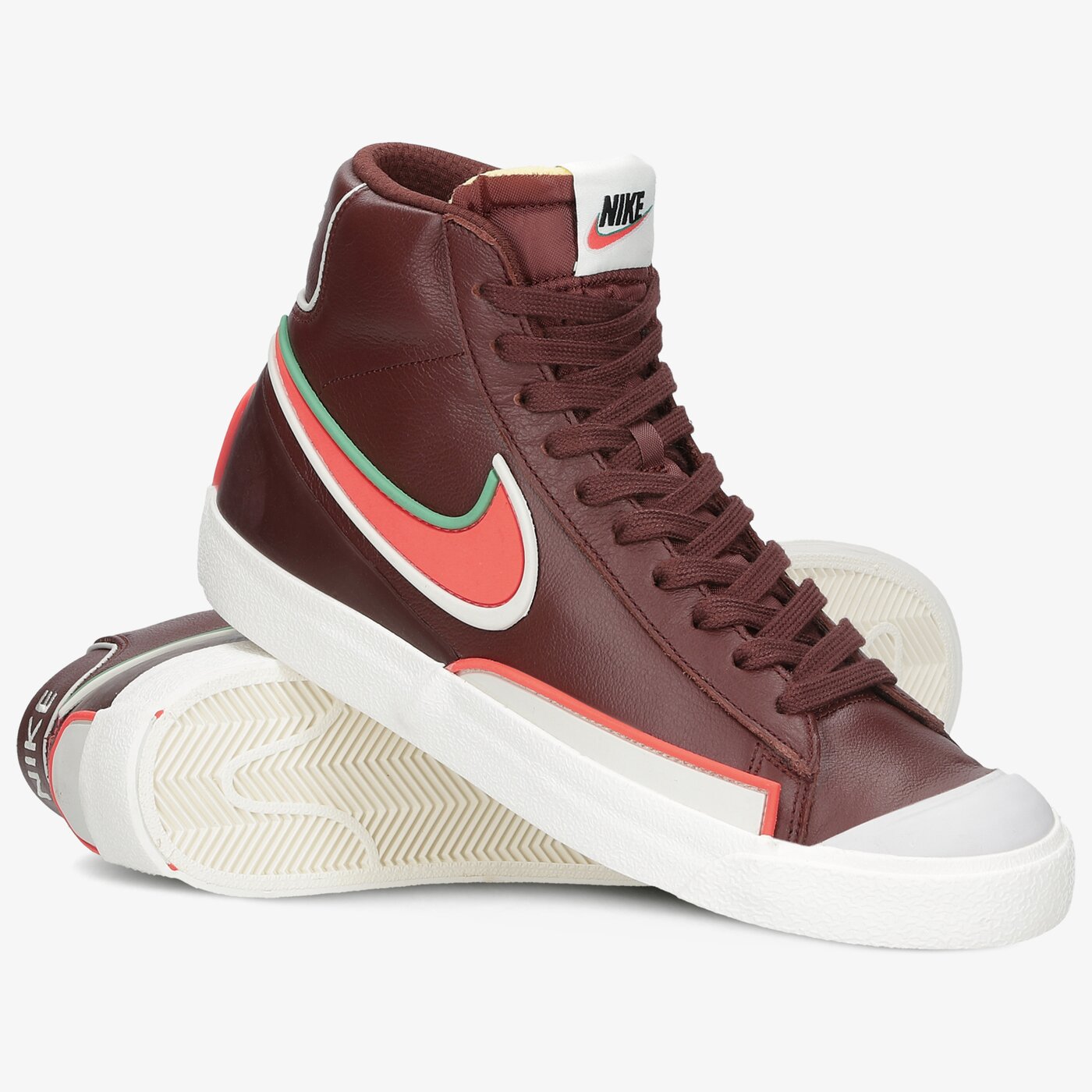 Мъжки маратонки NIKE BLAZER MID '77 INFINITE da7233-200 цвят бордо