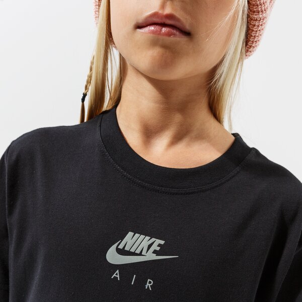 Детска тениска NIKE ТЕНИСКА G NSW TEE BF NIKE AIR GIRL dj6933-010 цвят черен