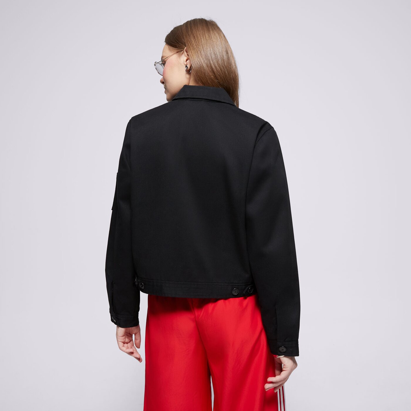 Дамско преходно яке DICKIES ЯКЕ LINED EISENHOWER CROP W REC dk0a4z23blk1 цвят черен