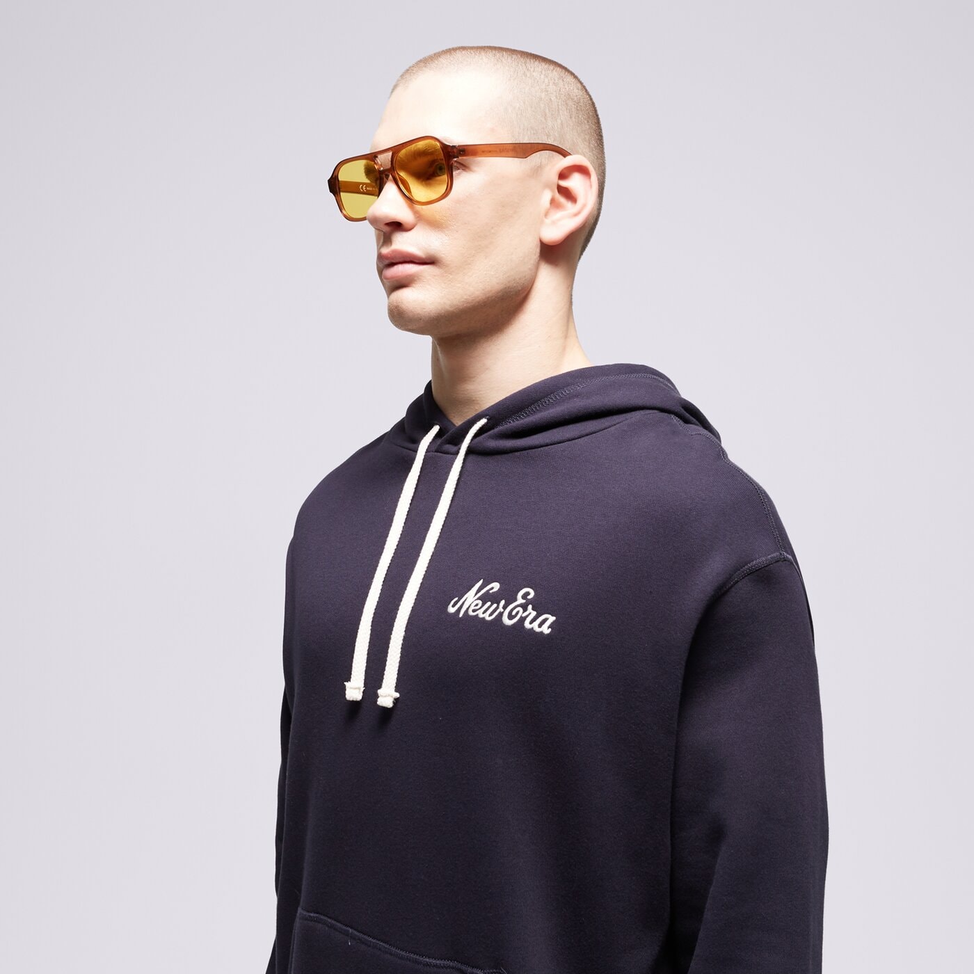 Мъжки суичър NEW ERA СУИТЧЪР С КАЧУЛКА NE OS NONE 60416409 цвят тъмносин