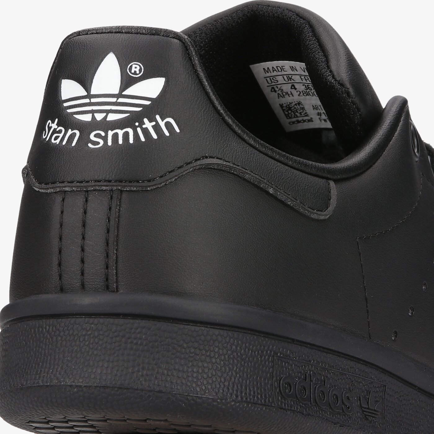 Детски маратонки ADIDAS STAN SMITH JUNIOR  fx7523 цвят черен