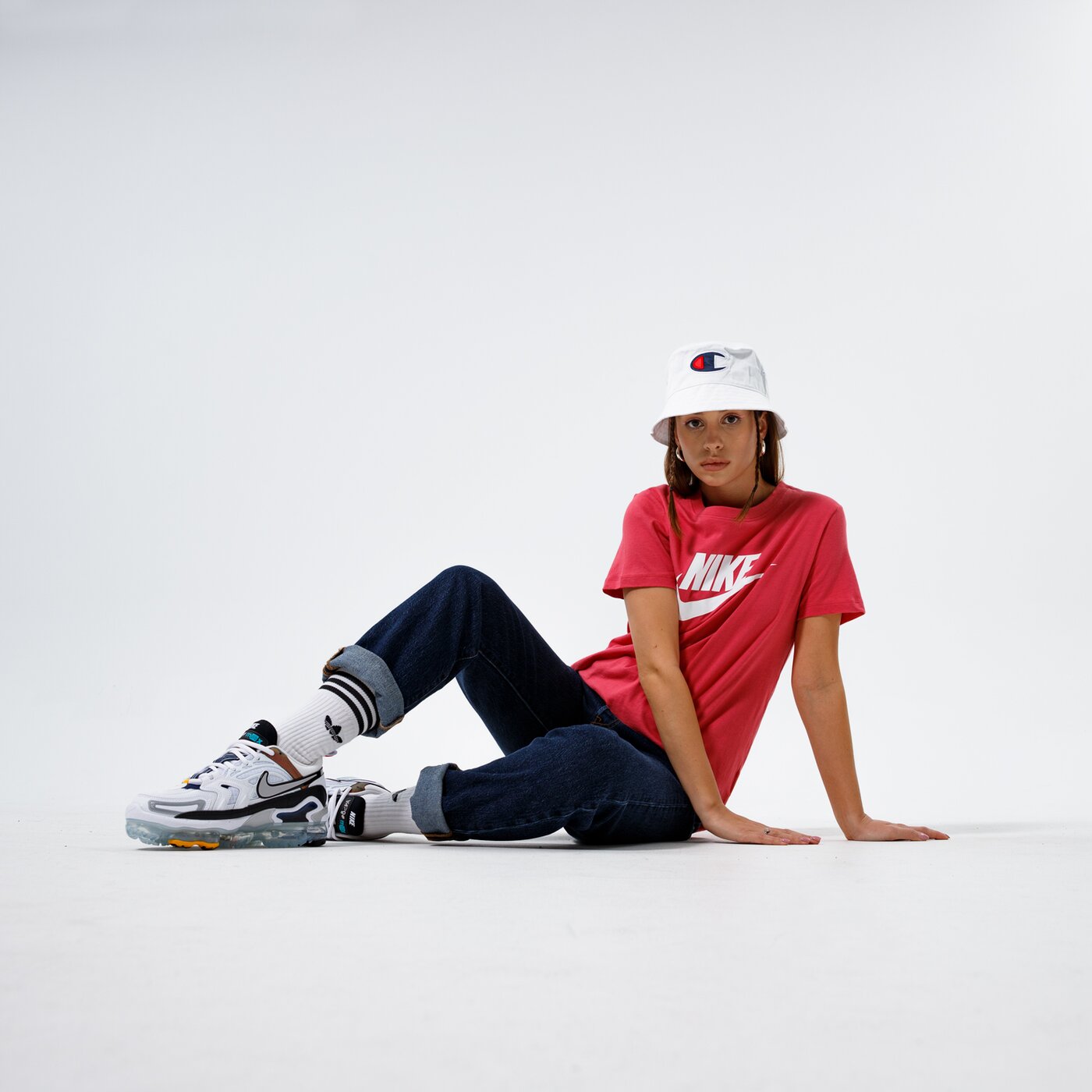 Дамска тениска NIKE ТЕНИСКА SPORTSWEAR ESSENTIAL bv6169-622 цвят розов