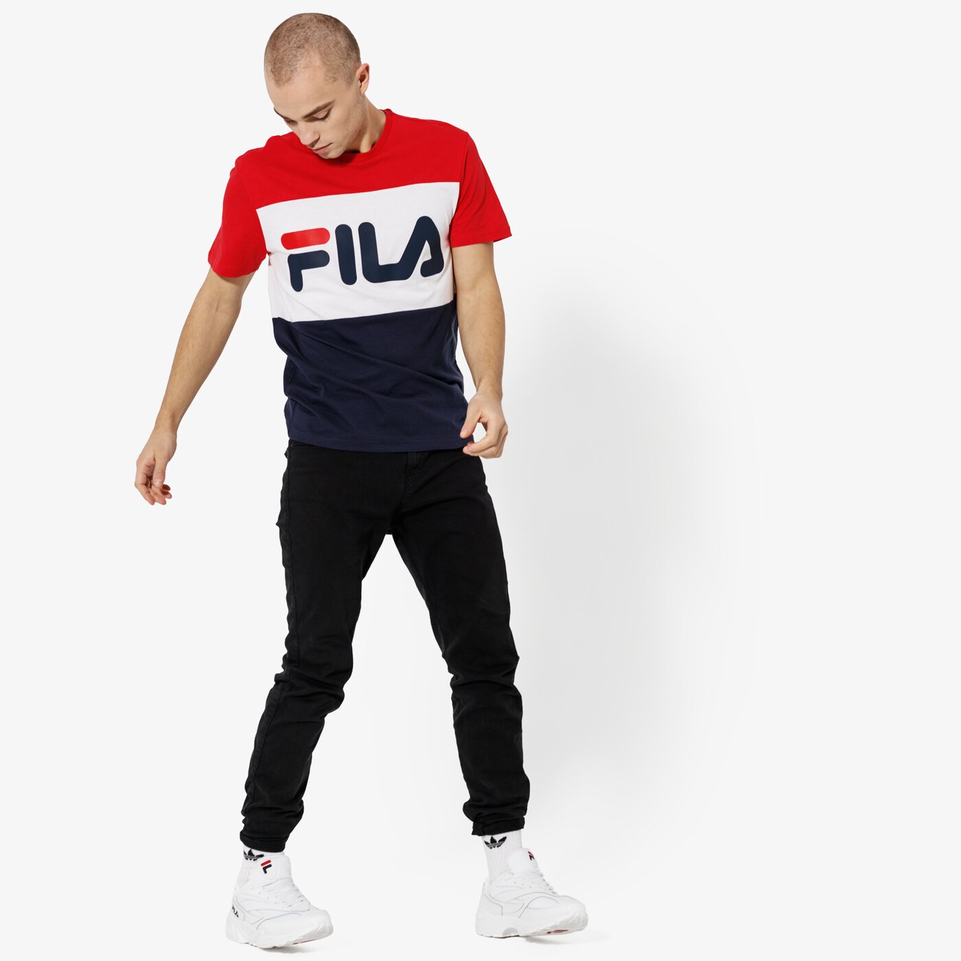 Мъжка тениска FILA ТЕНИСКА SS DAY TEE 681244g06 цвят тъмносин