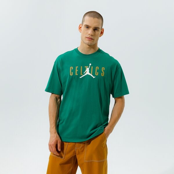 Мъжка тениска NIKE ТЕНИСКА BOS M NK CTS JDN STMT SS TEE NBA da6504-312 цвят зелен