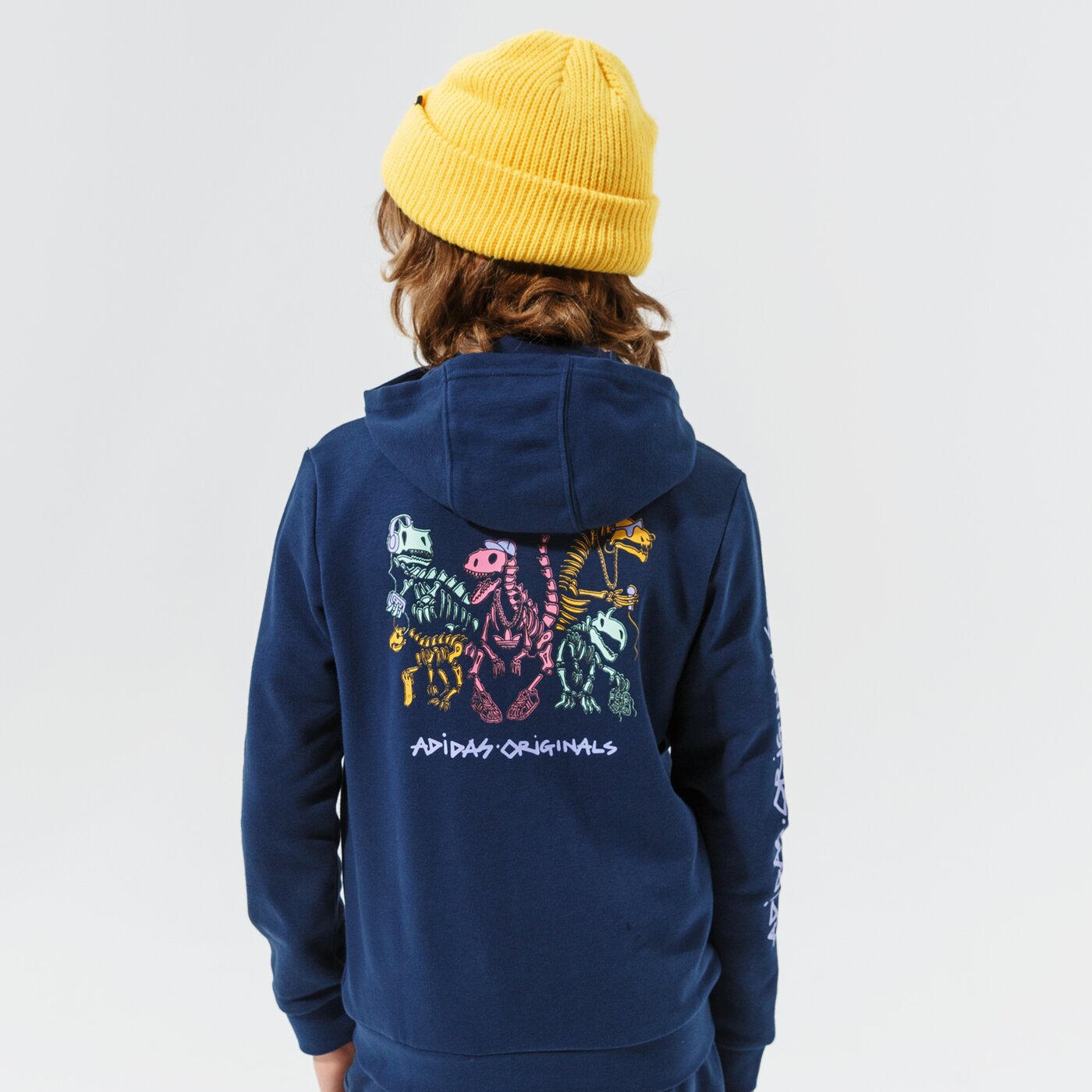 Детски суичър ADIDAS СУИТЧЪР С КАЧУЛКА HOODIE BOY h22639 цвят тъмносин