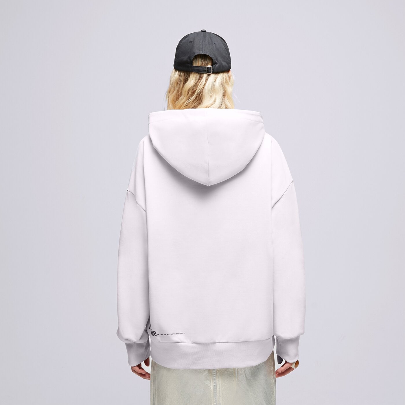 Мъжки суичър S.NOW JOB SIZEER HOODIE “I DECIDE” OFF WHITE si123blu50001 цвят бежов