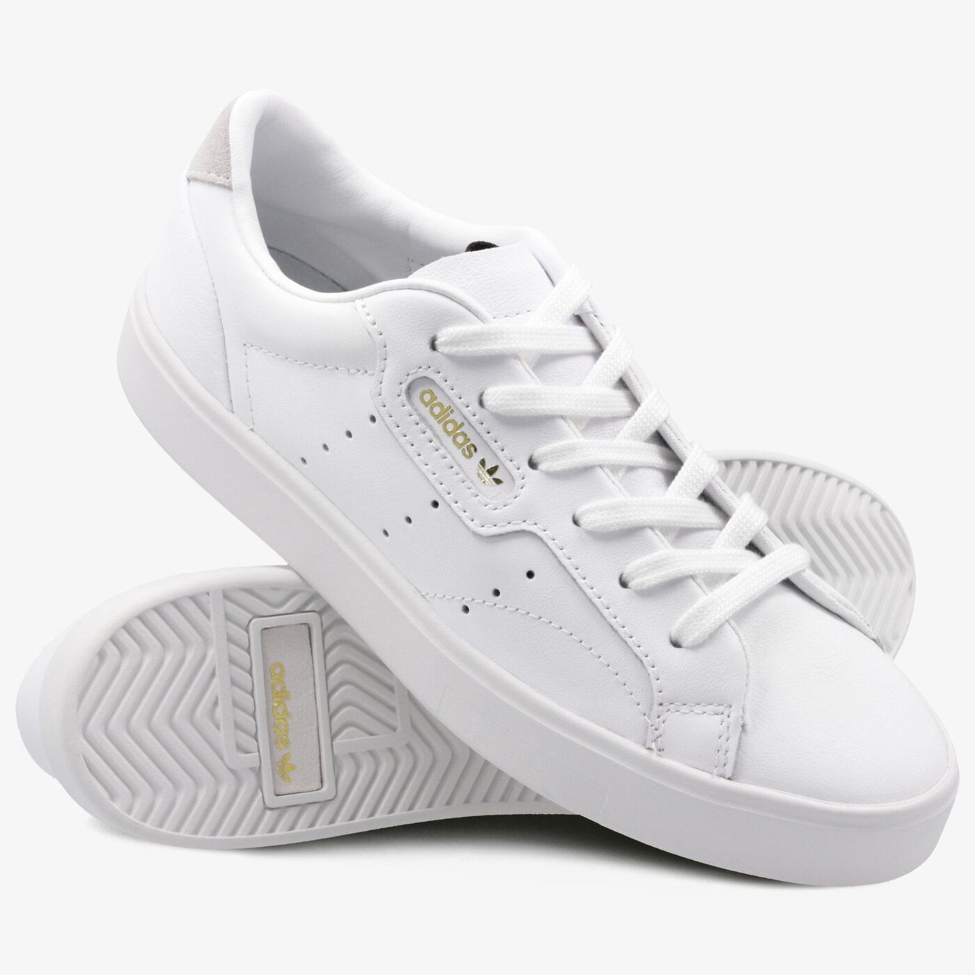 Дамски маратонки ADIDAS SLEEK W db3258 цвят бял