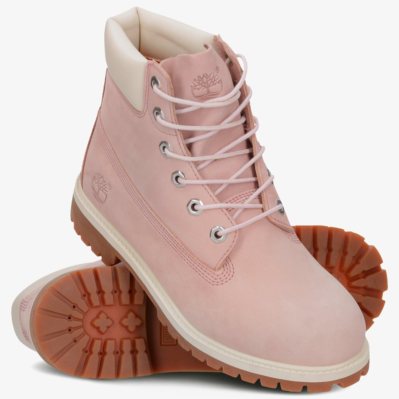 Детски боти TIMBERLAND PREMIUM 6 INCH CLASSIC BOOT FTC 34992 цвят розов
