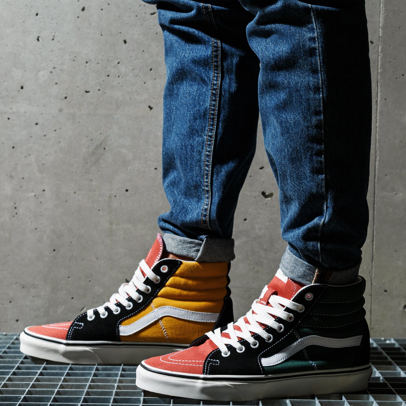 Мъжки маратонки VANS UA SK8-HI  vn0a4bv6v9h1 цвят зелен