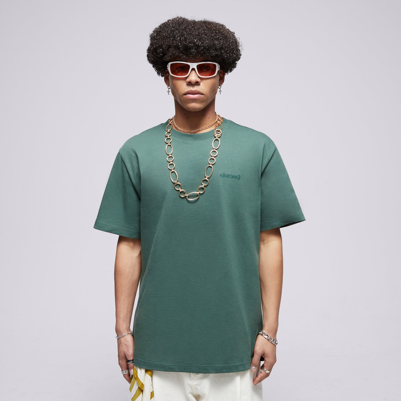 Мъжка тениска ELEMENT ТЕНИСКА CRAIL 3.0 SS elykt00120-grt0 цвят зелен