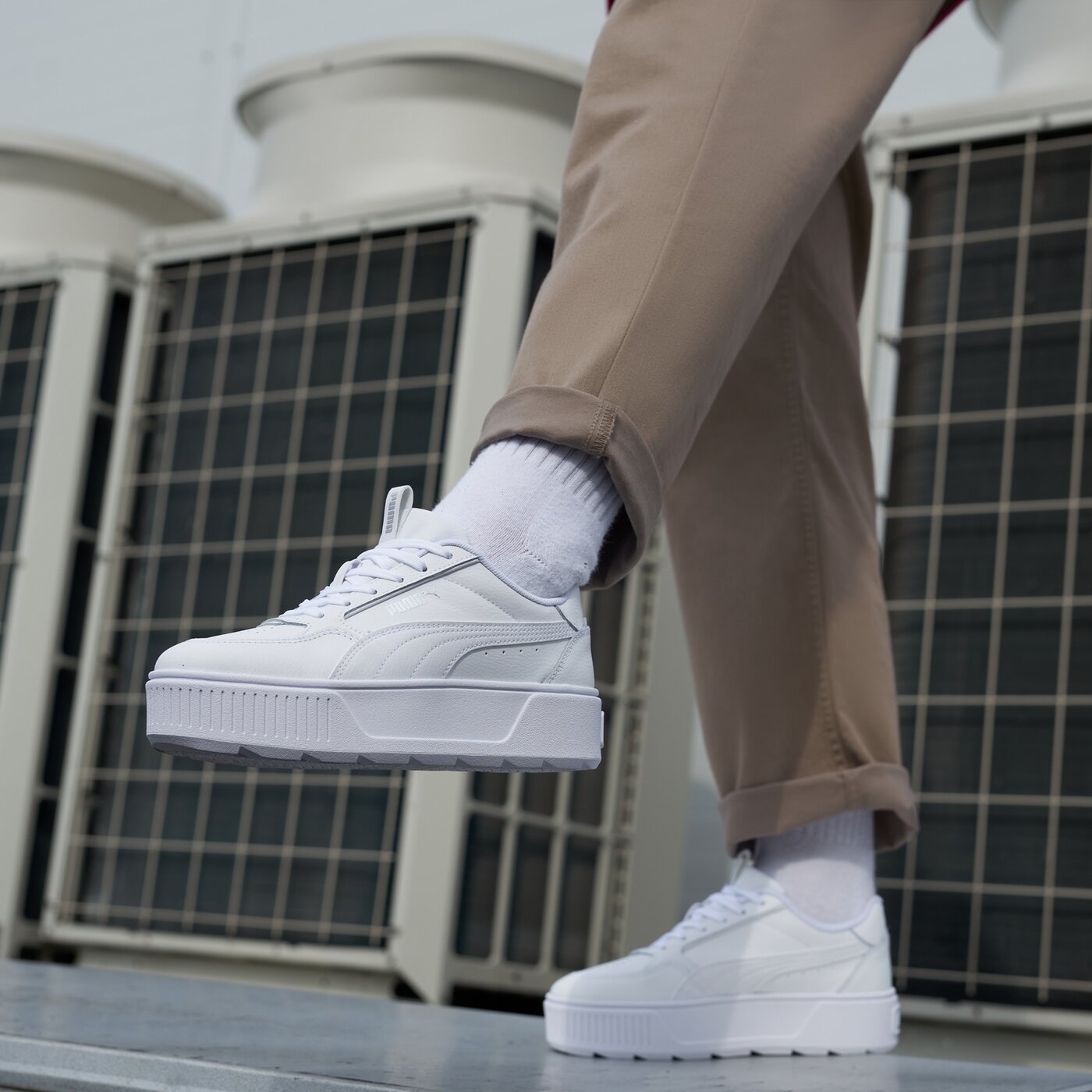 Детски маратонки PUMA KARMEN REBELLE JR 38842001 цвят бял