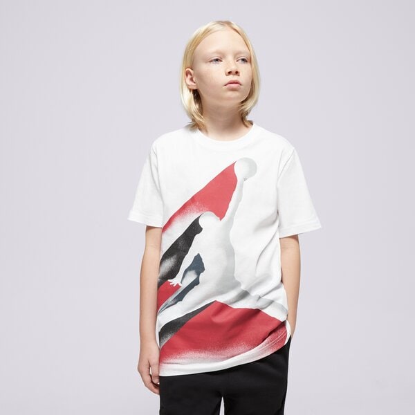 Детска тениска JORDAN ТЕНИСКА JDB 23 FADE AWAY SS TEE BOY 95d538-001 цвят бял