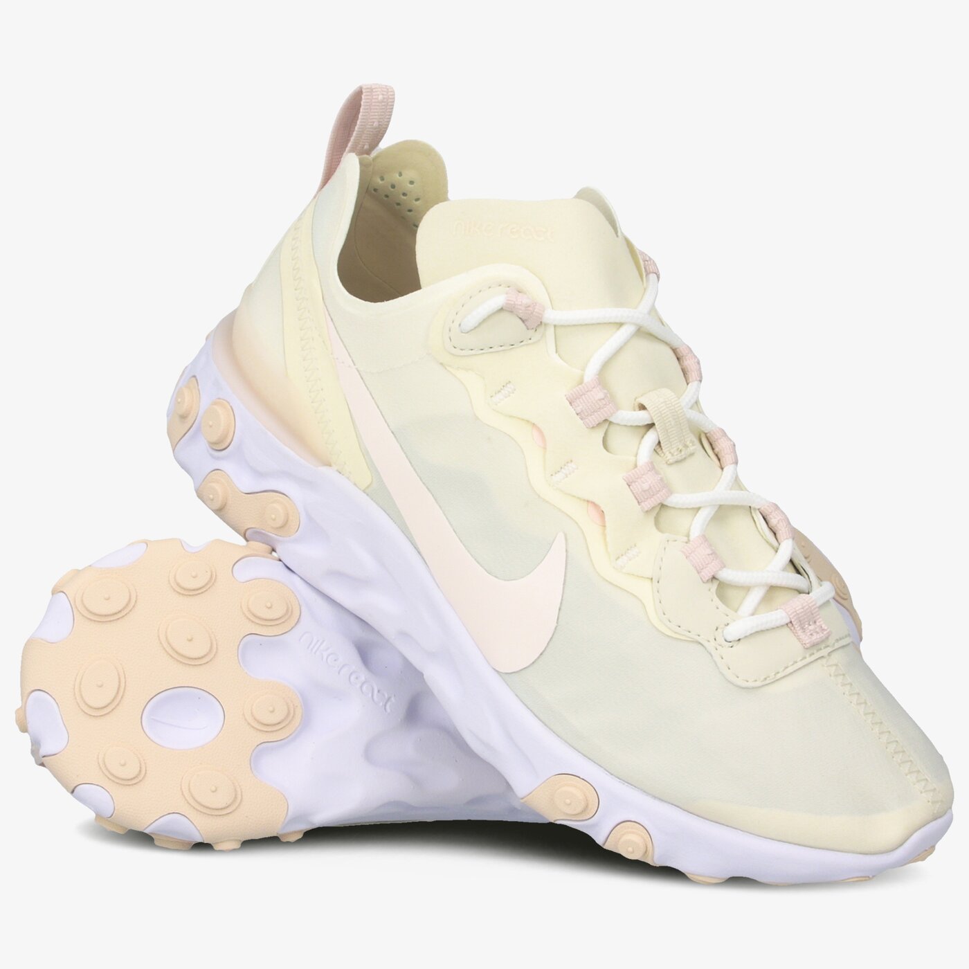 Дамски маратонки NIKE REACT ELEMENT 55 bq2728-103 цвят бежов