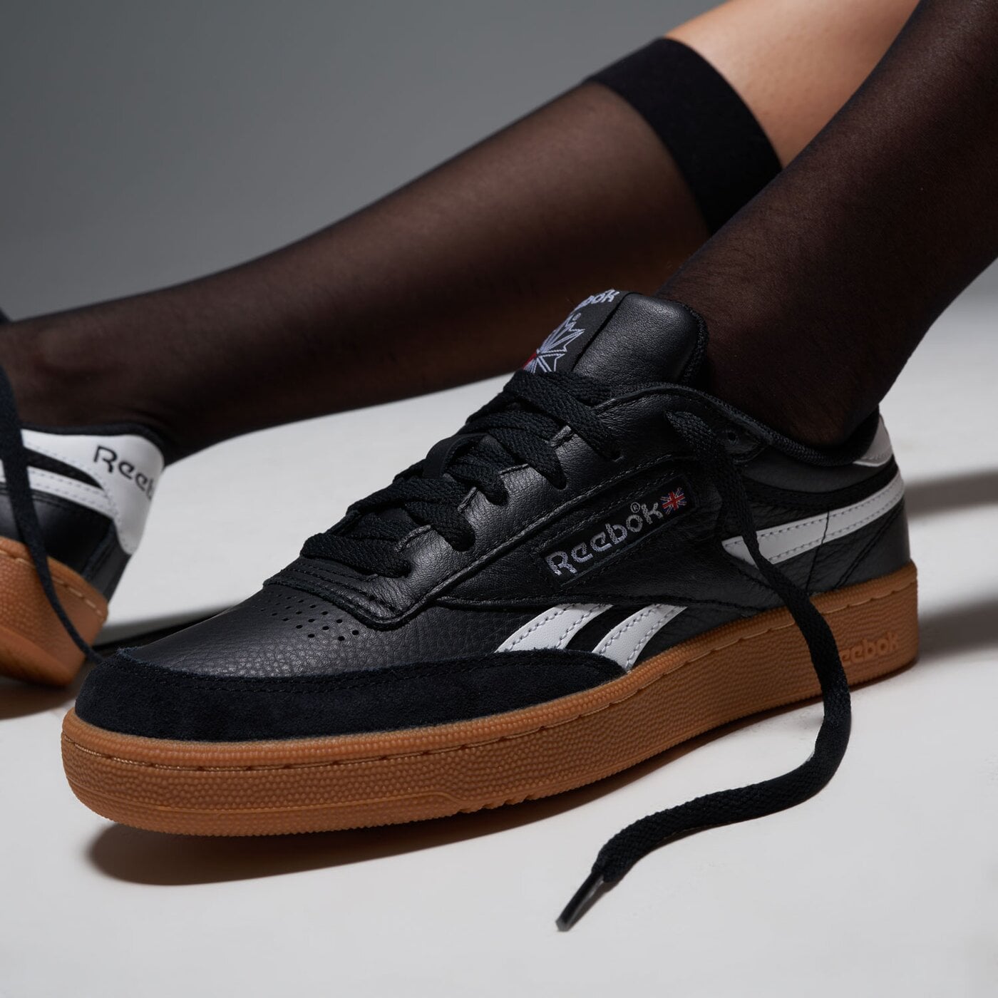 Дамски маратонки REEBOK CLUB C REVENGE VINTAGE 100202317 цвят черен