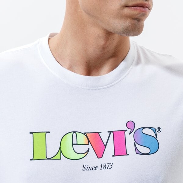 Мъжка тениска LEVI'S ТЕНИСКА SS RELAXED FIT TEE 16143-0159 цвят бял