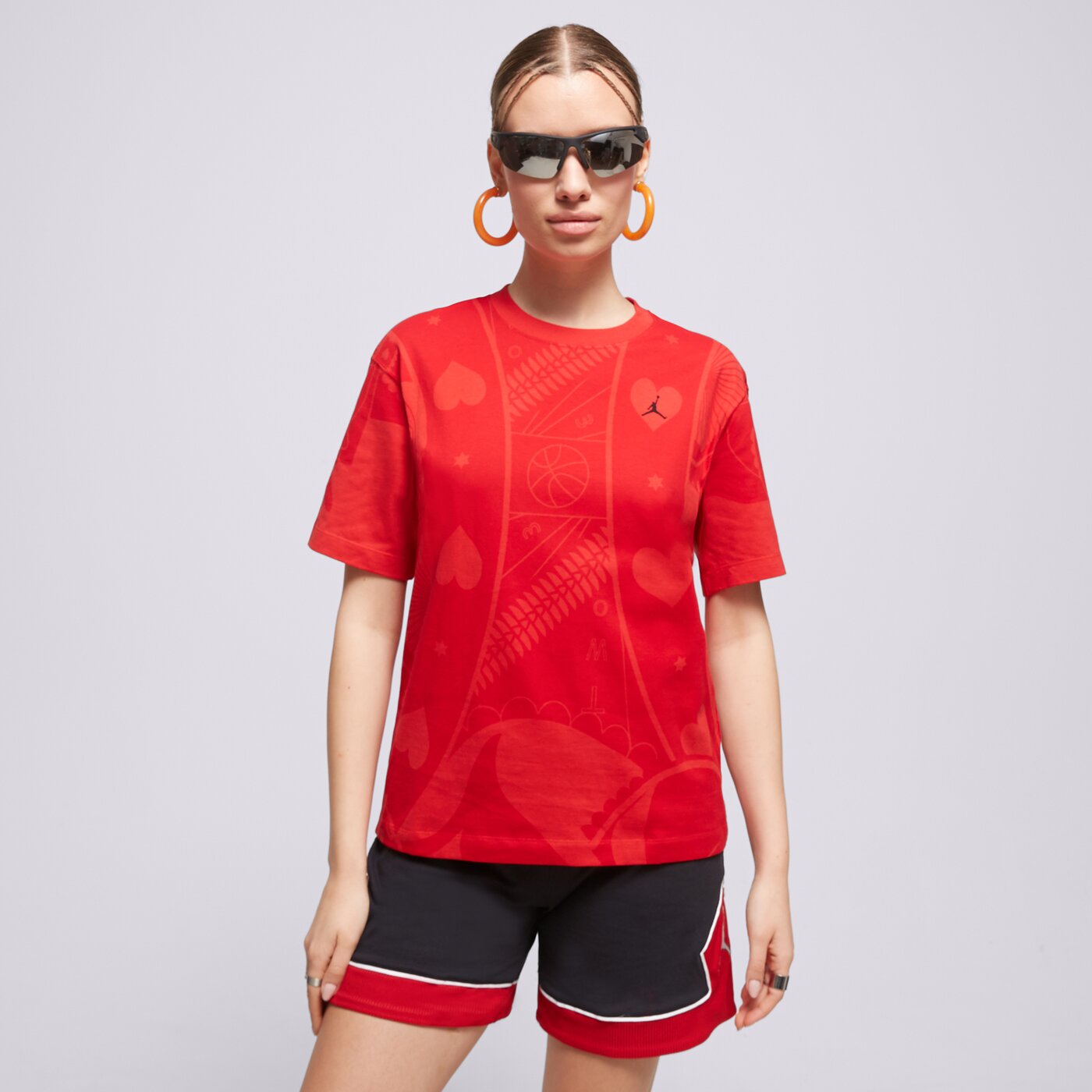 Дамска тениска JORDAN ТЕНИСКА FLIGHT BOXY ТЕНИСКА dq4591-612 цвят бордо