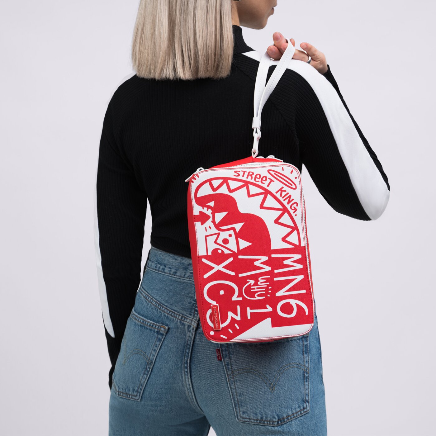 Дамски сак SPRAYGROUND ЧАНТА DANGER DANGER TOILETRY 910b4232nsz цвят многоцветен