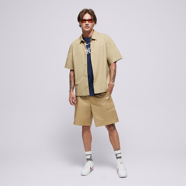 NIKE РИЗА M NK CLUB SS BTN SHIRT WSH hj2029-297 цвят бежов
