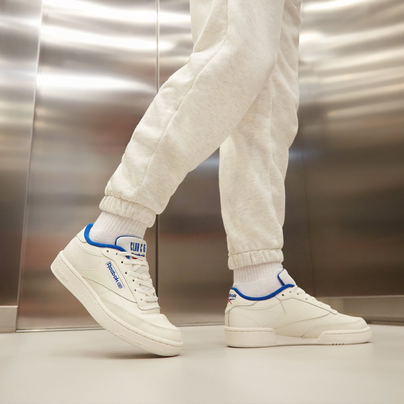 Дамски маратонки REEBOK CLUB C 85 ie9388 цвят бял