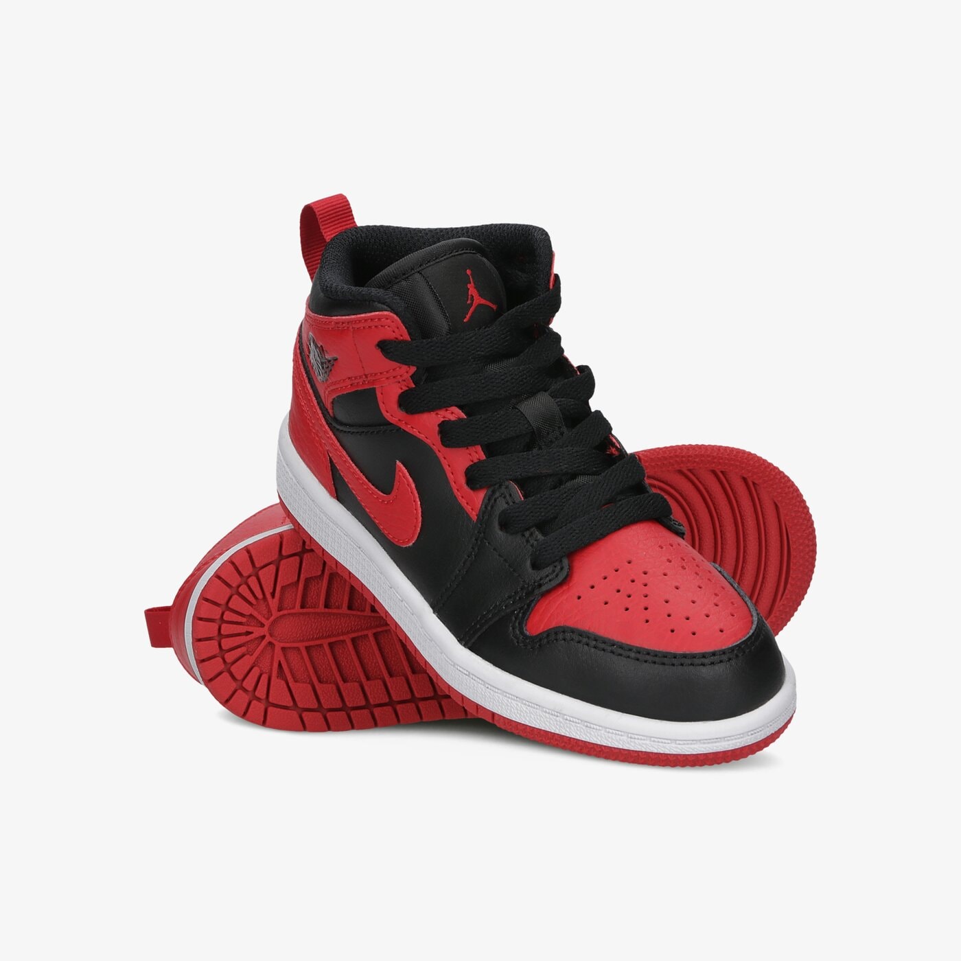 Детски маратонки JORDAN 1 MID  640734-074 цвят червен