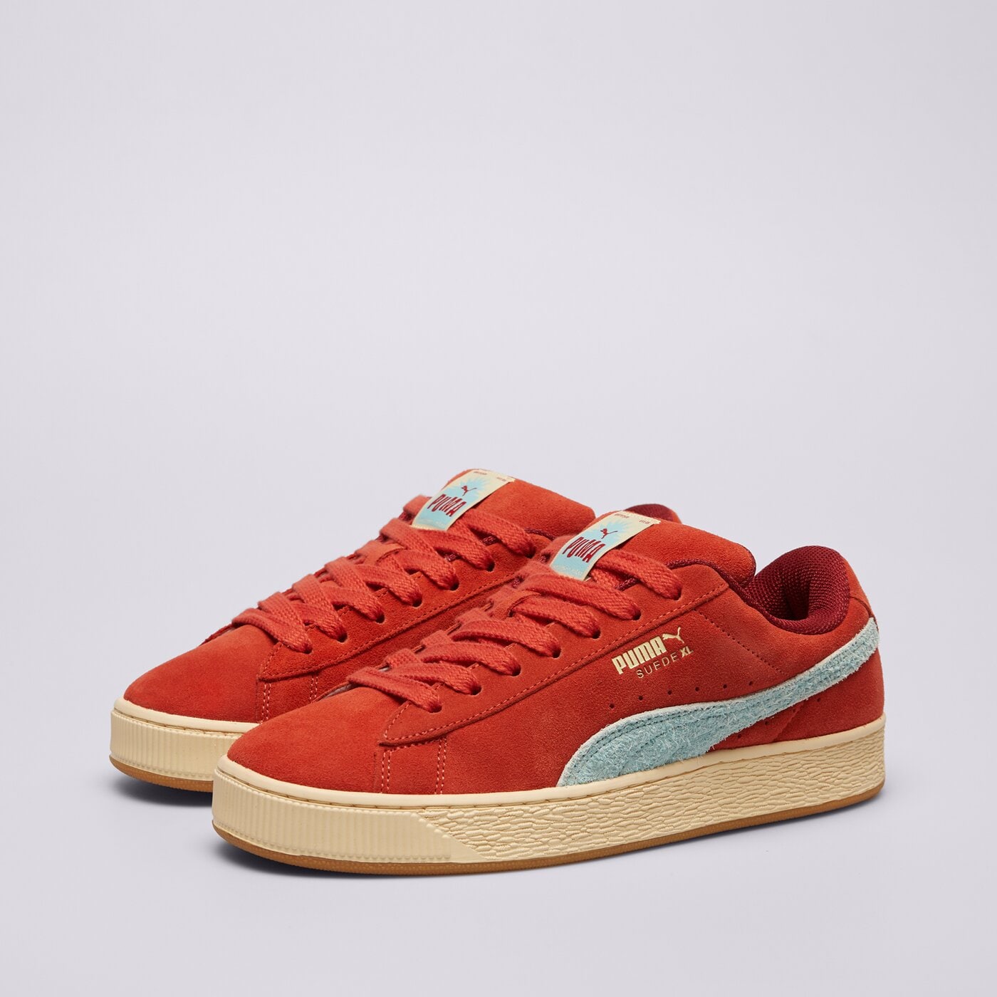 Мъжки маратонки PUMA SUEDE XL  40224601 цвят оранжев