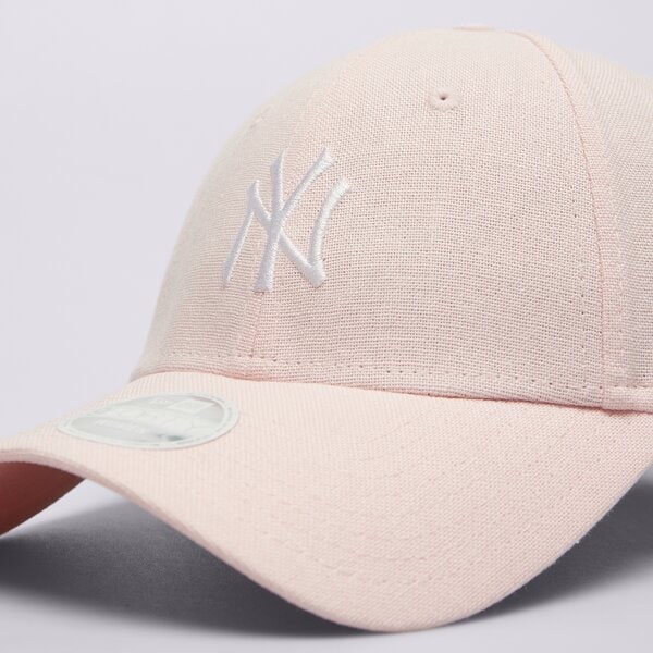 Дамска шапка с козирка NEW ERA ШАПКА WMNS MLB LINEN 940 NYY NEW YORK YANKEES 60503462 цвят розов