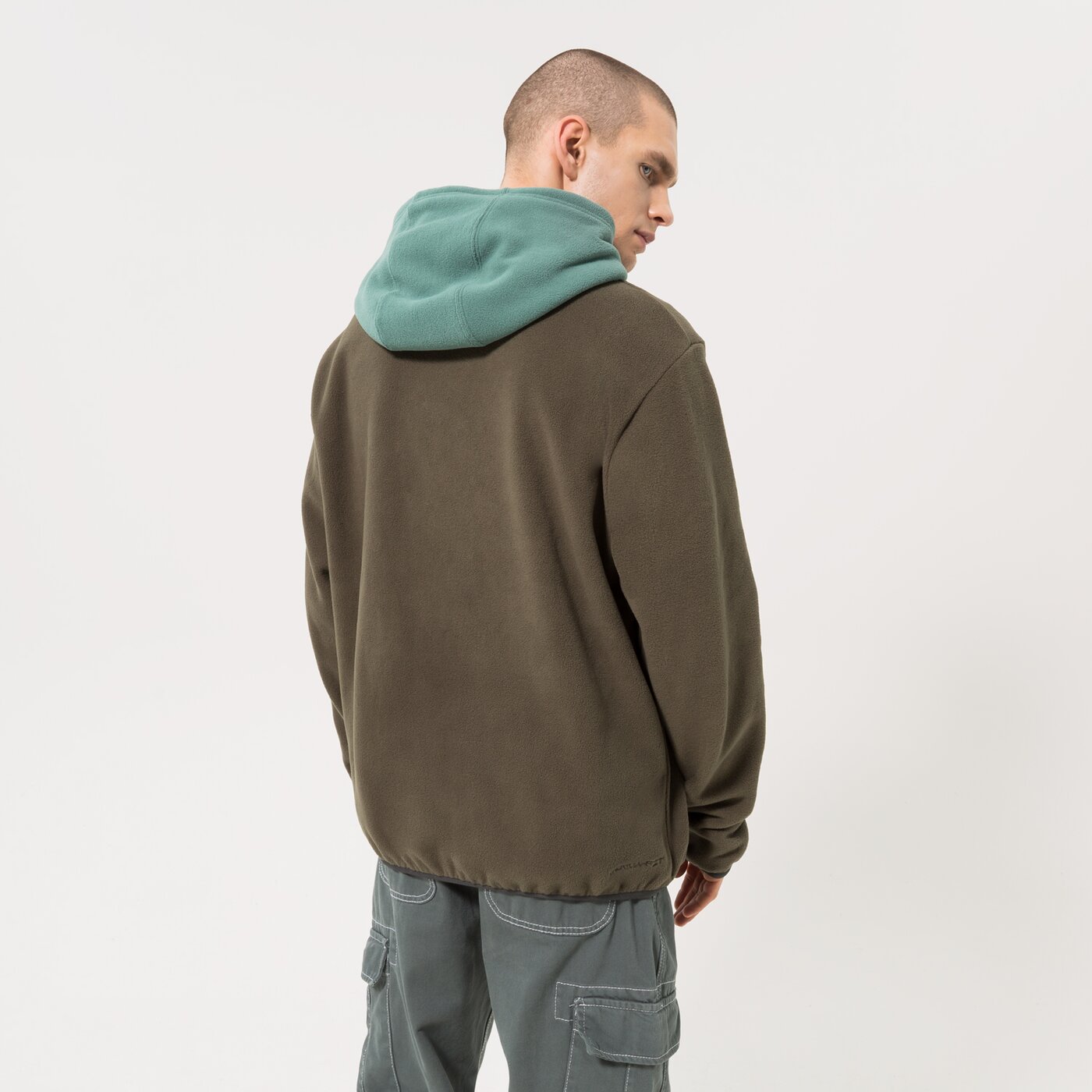 Мъжки суичър NIKE СУИТЧЪР С КАЧУЛКА M NSW SPU HOODY ПОЛАР dz5641-325 цвят зелен