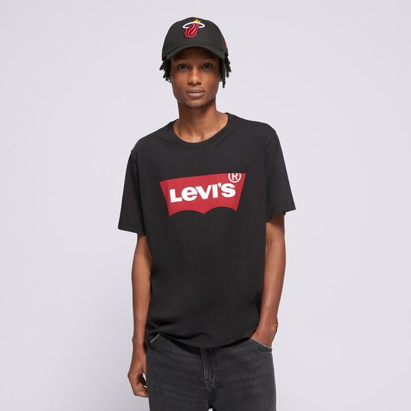 Мъжка тениска LEVI'S ТЕНИСКА GRAPHIC SET IN NECK 17783-0137 цвят черен