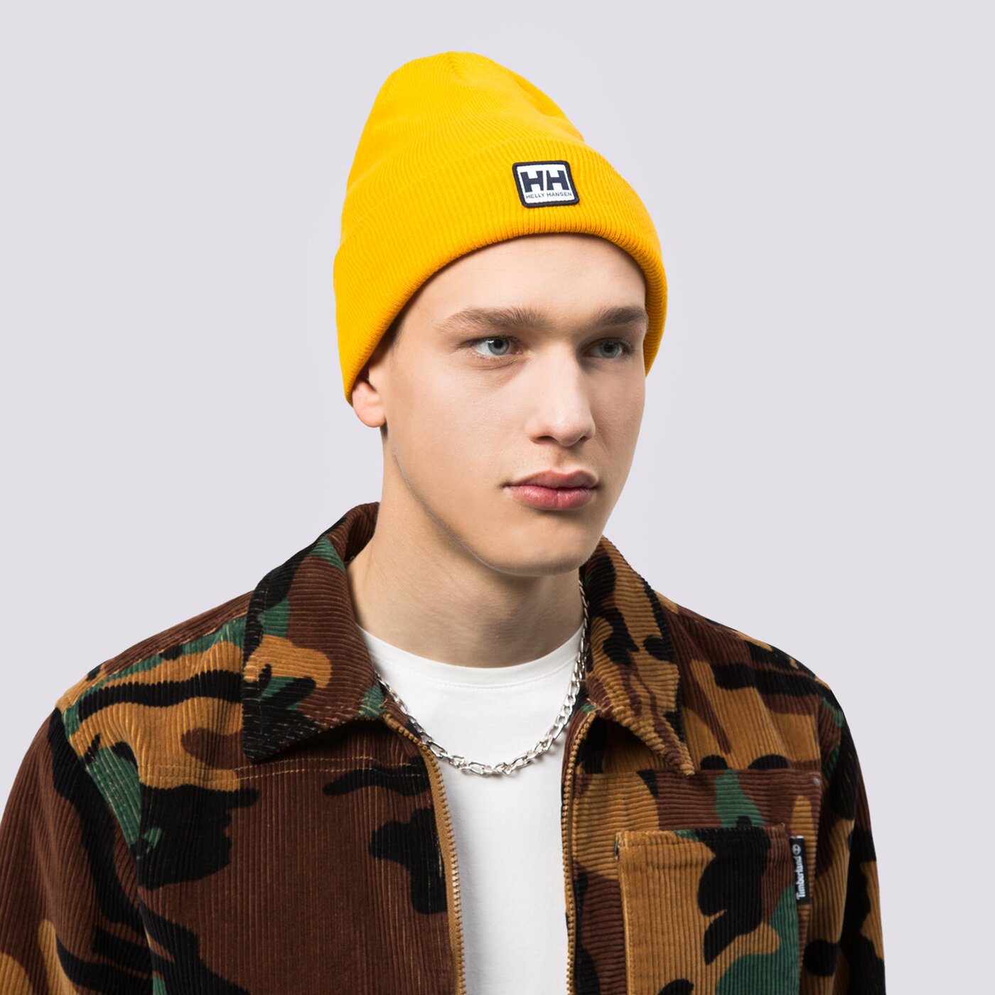 Дамска зимна шапка HELLY HANSEN ШАПКА URBAN CUFF BEANIE 67154328 цвят горчица