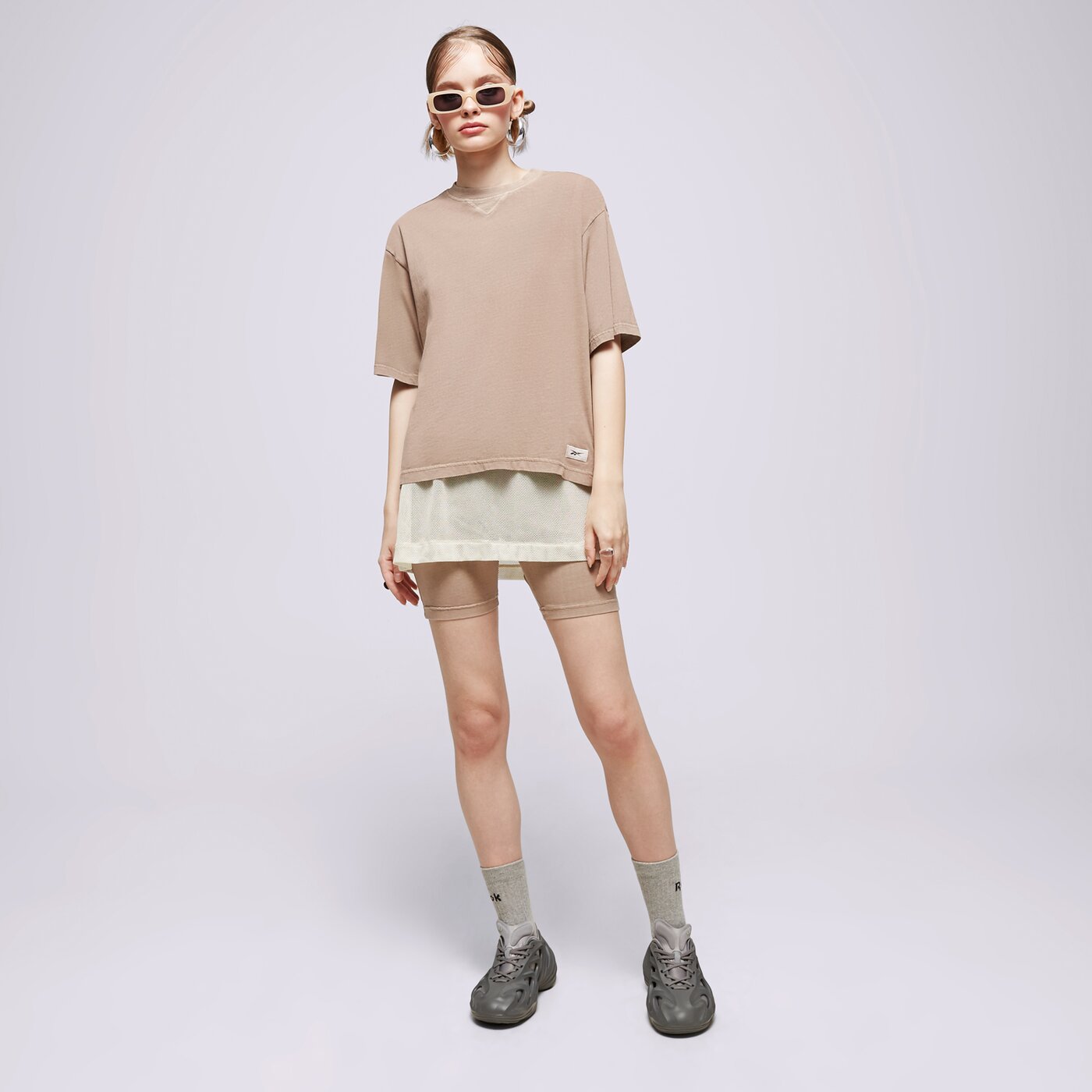 Дамски къси панталони REEBOK ШОРТИ CL RBK ND LEGGING SHORTS hs0376 цвят розов