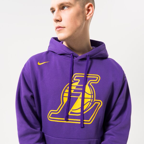 Мъжки суичър NIKE СУИТЧЪР LAL M NK FLC PO ESSNTL GX NBA dr9401-504 цвят син