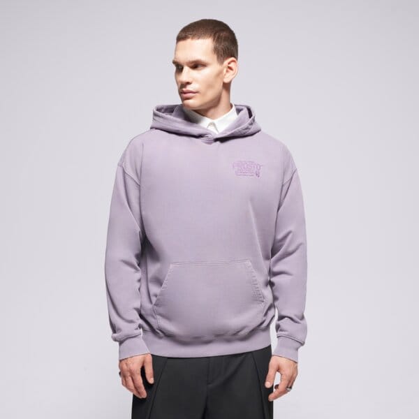 Мъжки суичър PROSTO СУИТЧЪР С КАЧУЛКА HOODIE FLATHEAD WASHED LAVENDER kl252mswe2041 цвят виолетов