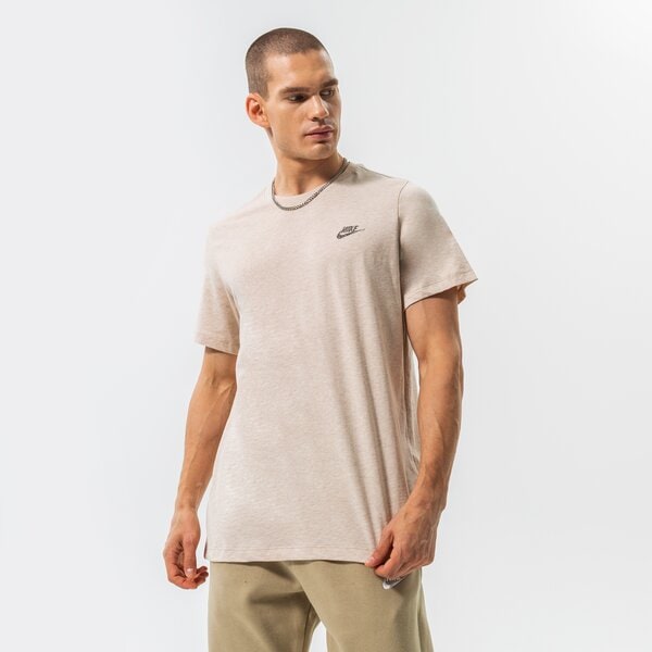 Мъжка тениска NIKE ТЕНИСКА M NSW CLUB TEE SUST dr7923-247 цвят бежов