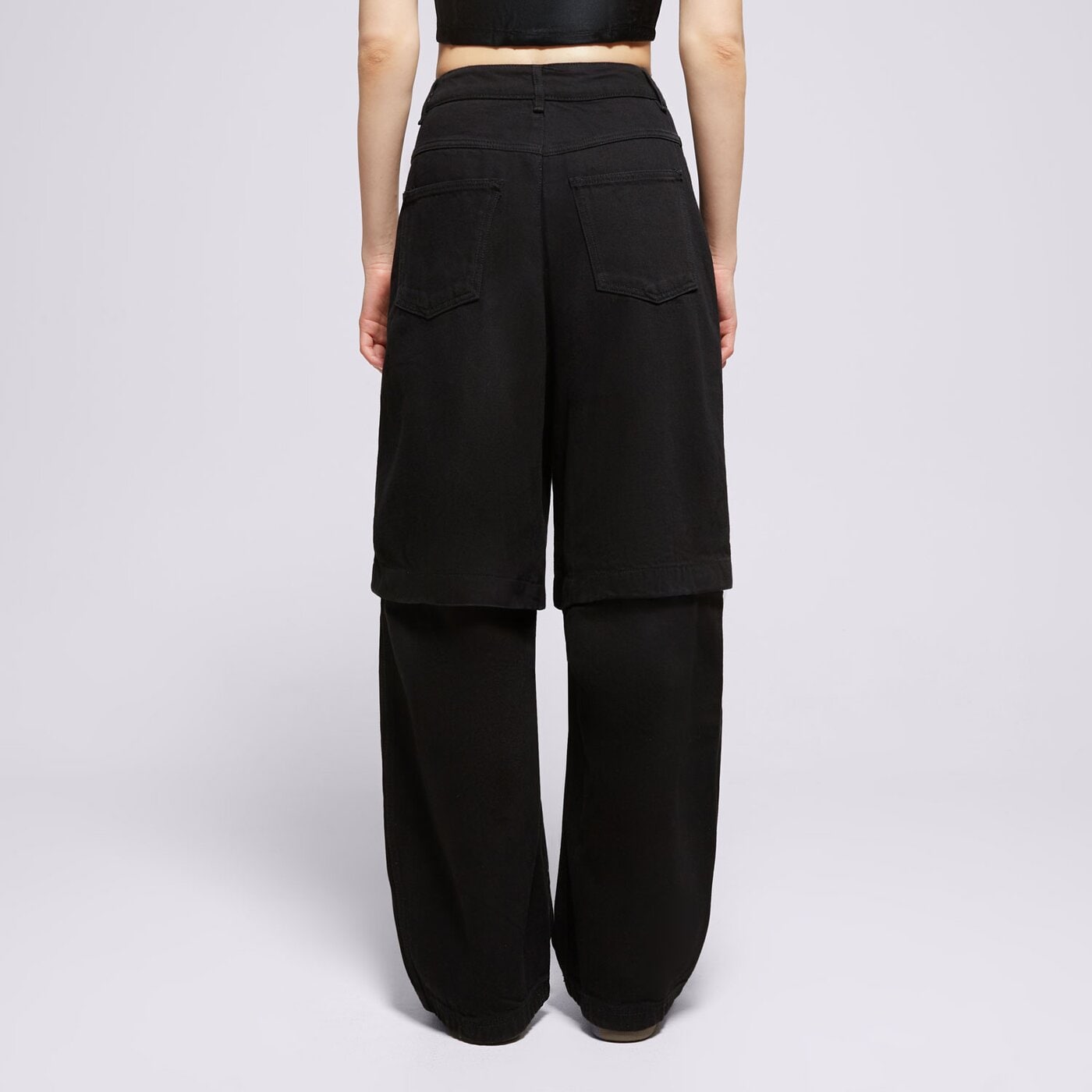 Дамски панталони ADIDAS ПАНТАЛОНИ DENIM PANT jd0082 цвят черен