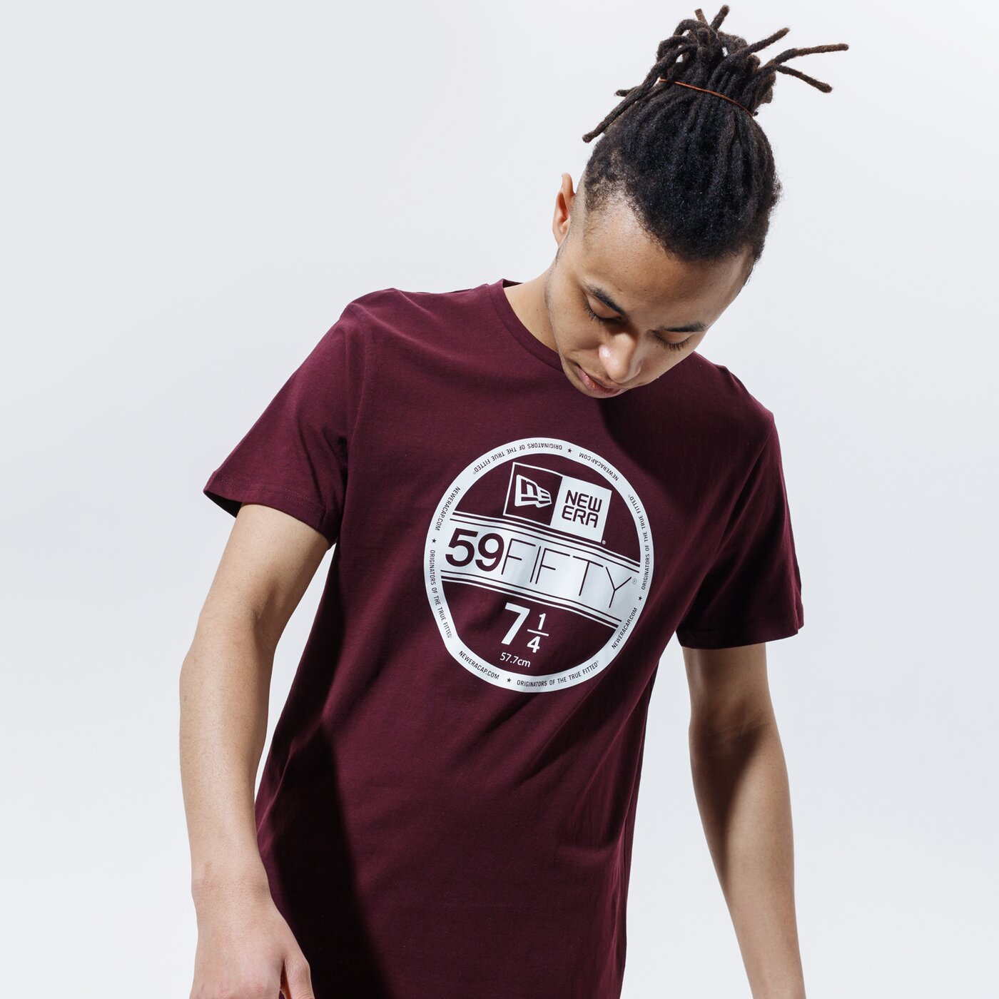 Мъжка тениска NEW ERA ТЕНИСКА VISOR STICKER TEE MRN TEE PROGRAM 12506365 цвят бордо